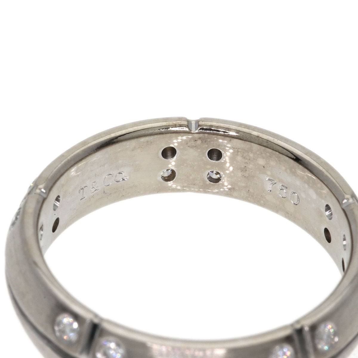 TIFFANY&Co. Streammerica Diamond Ring K18 White Gold Ladies [Used]