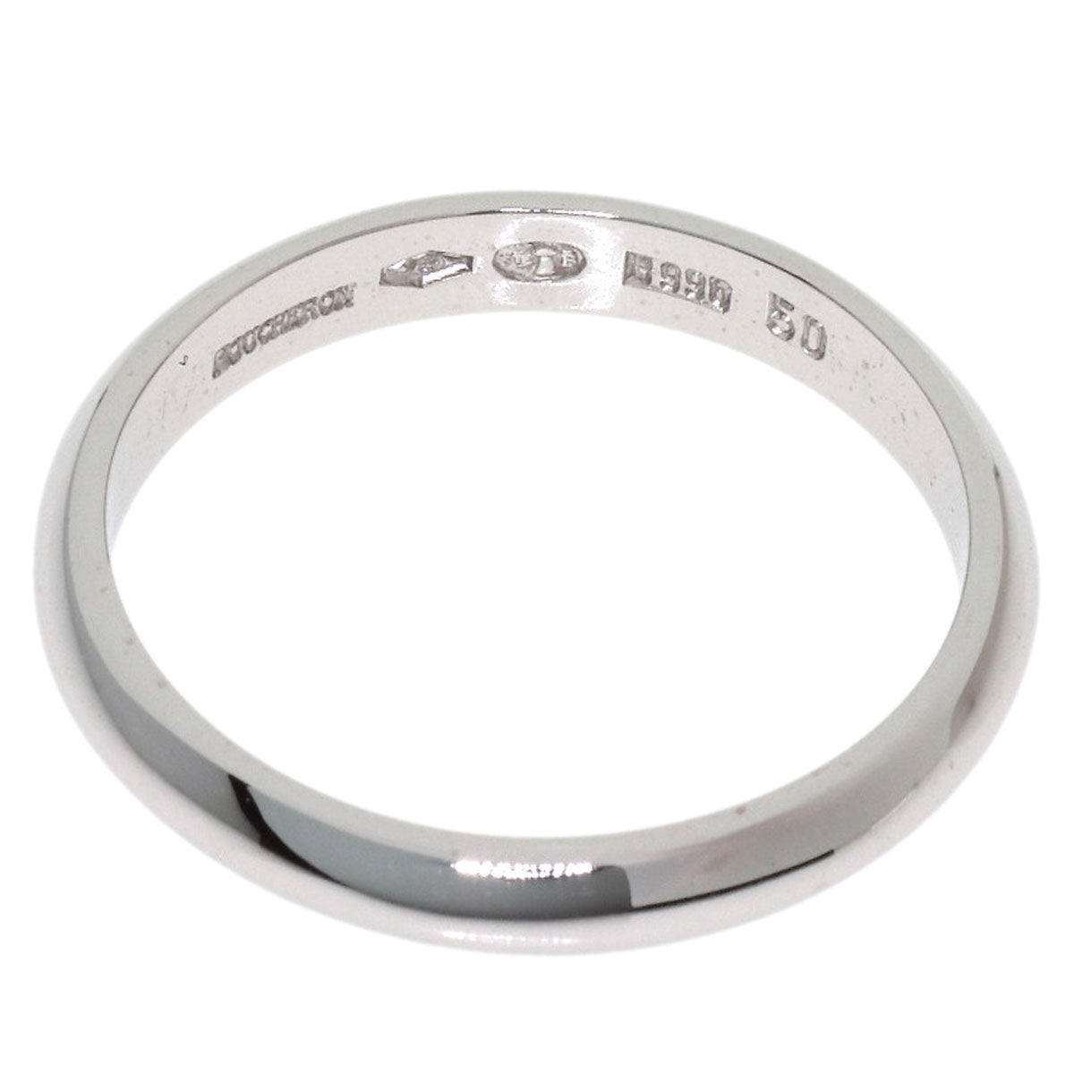 Boucheron Wedding #50 Ring K18 White Gold Ladies [Used]