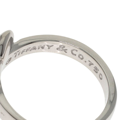 TIFFANY&Co. Dots Heart Diamond Ring K18 White Gold Ladies [Used]