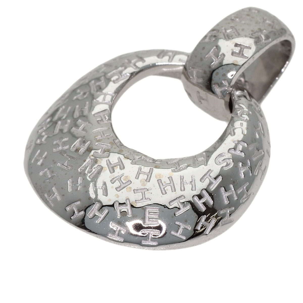 HERMES Too Boo Pendant top K18 White Gold Ladies [Used]