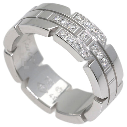 CARTIER Tank Francaise Diamond # 49 Ring K18 White Gold Ladies [Used]