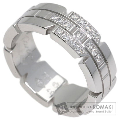 CARTIER Tank Francaise Diamond # 49 Ring K18 White Gold Ladies [Used]