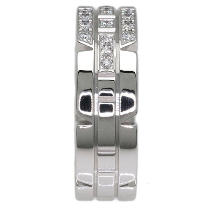 CARTIER Tank Francaise Diamond # 49 Ring K18 White Gold Ladies [Used]