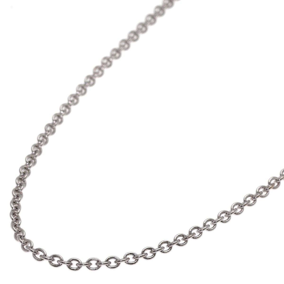 BVLGARI Chain 17.3" Necklace K18 White Gold Ladies [Used]