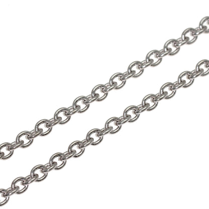 BVLGARI Chain 17.3" Necklace K18 White Gold Ladies [Used]