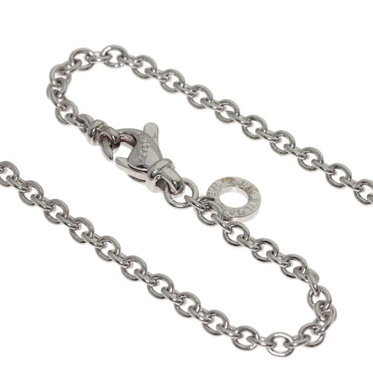 BVLGARI Chain 17.3" Necklace K18 White Gold Ladies [Used]