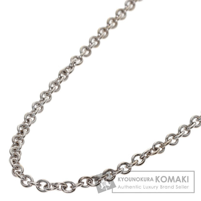 BVLGARI Chain 17.7" Necklace K18 White Gold Ladies [Used]