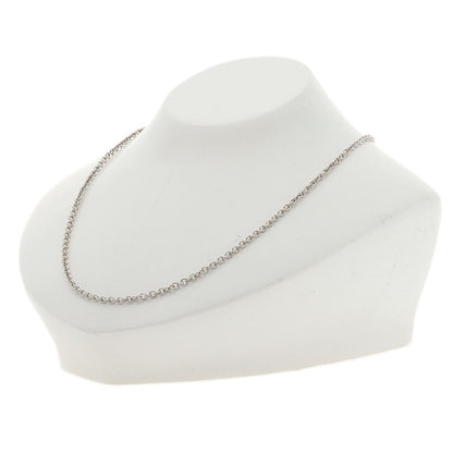 BVLGARI Chain 17.7" Necklace K18 White Gold Ladies [Used]