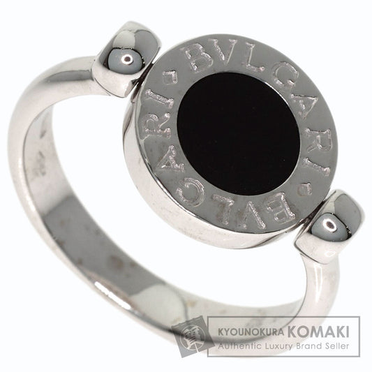 BVLGARI BVLGARI BVLGARI Flip-flops Diamond Onyx Ring K18 White Gold Ladies [Used]