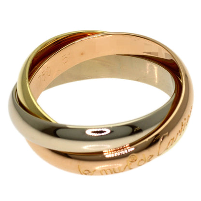 CARTIER Trinity #51 Ring K18 Yellow Gold K18 White GoldLadies [Used]