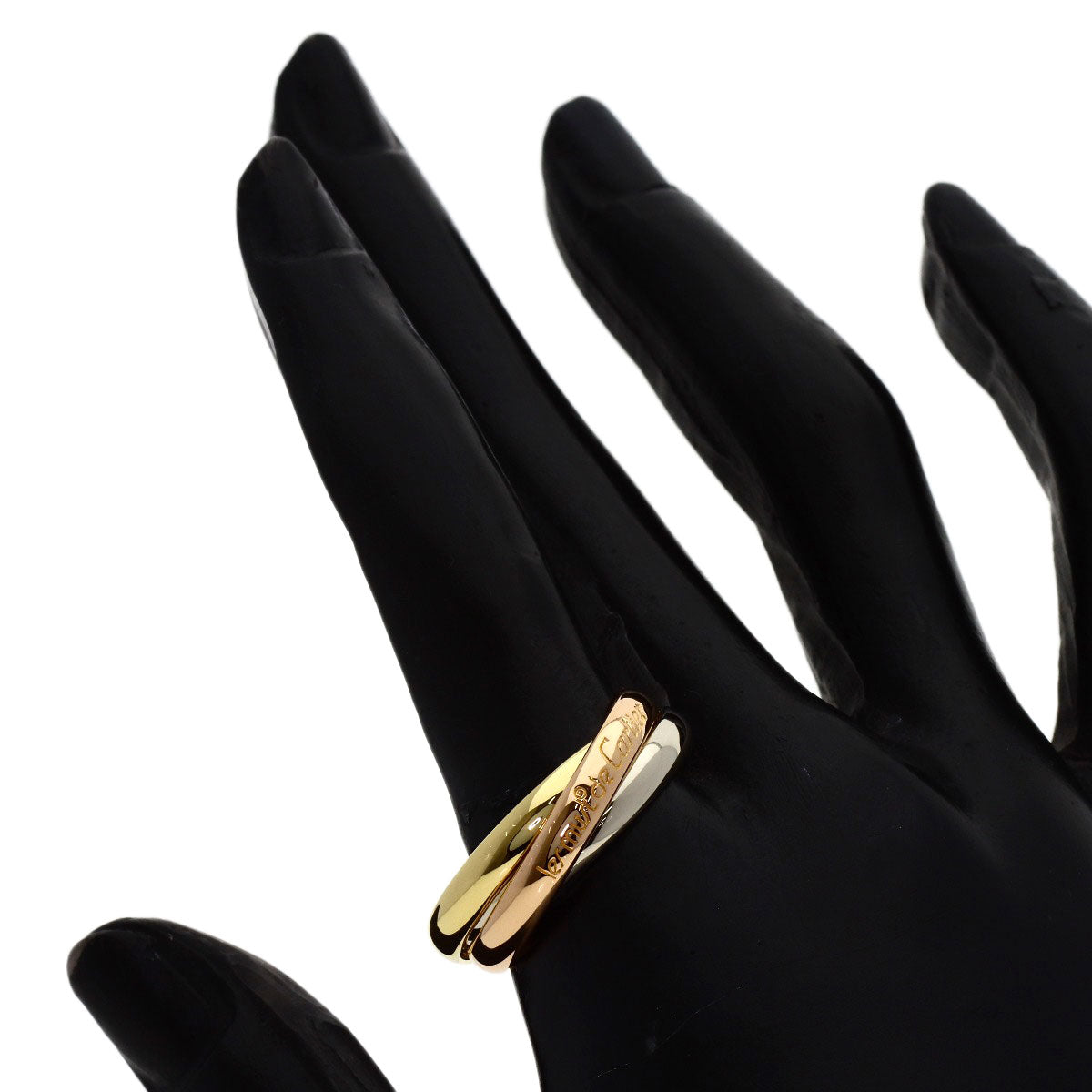 CARTIER Trinity #62 Ring K18 Yellow Gold K18 White GoldLadies [Used]