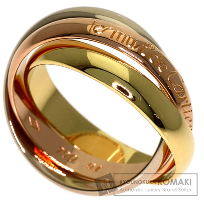 CARTIER Trinity #51 Ring K18 Yellow Gold K18 White GoldLadies [Used]