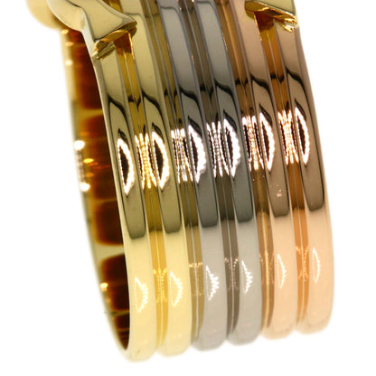 CARTIER 2C Ring LM #57 Ring K18 Yellow Gold K18 White GoldLadies [Used]