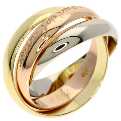 CARTIER Trinity Ring K18 Yellow Gold 18K Pink GoldLadies [Used]