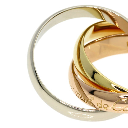 CARTIER Trinity Ring K18 Yellow Gold 18K Pink GoldLadies [Used]