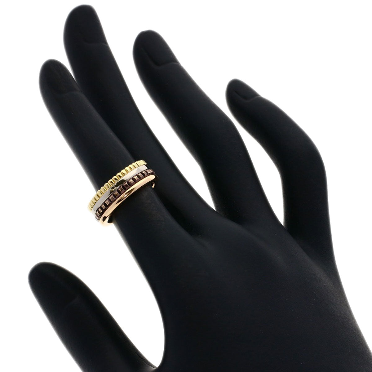 Boucheron Quatre Classic #47 Ring K18 Yellow Gold 18K Pink GoldLadies [Used]