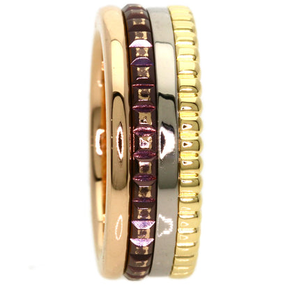 Boucheron Quatre Classic #47 Ring K18 Yellow Gold 18K Pink GoldLadies [Used]