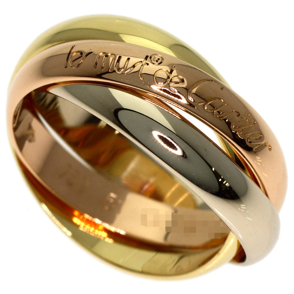 CARTIER Trinity #51 Ring K18 Yellow Gold K18 White GoldLadies [Used]