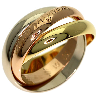 CARTIER Trinity #51 Ring K18 Yellow Gold K18 White GoldLadies [Used]