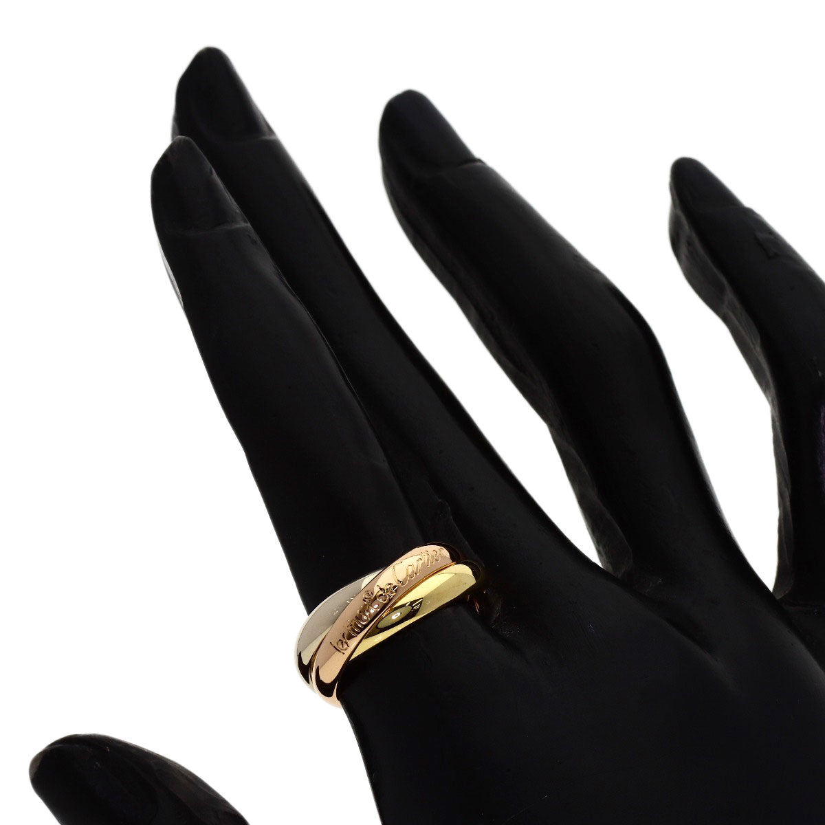 CARTIER Trinity #51 Ring K18 Yellow Gold K18 White GoldLadies [Used]