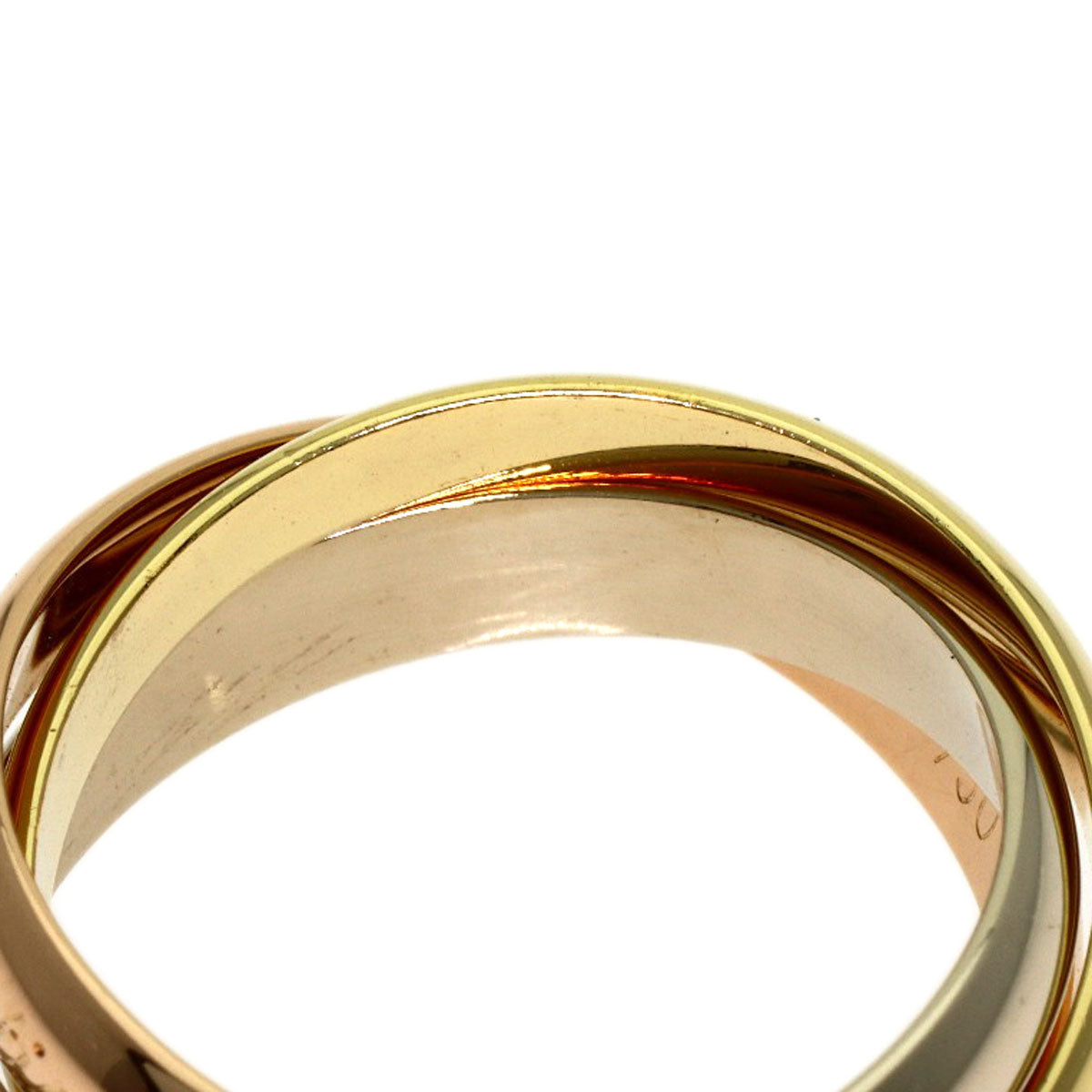 CARTIER Trinity #51 Ring K18 Yellow Gold K18 White GoldLadies [Used]