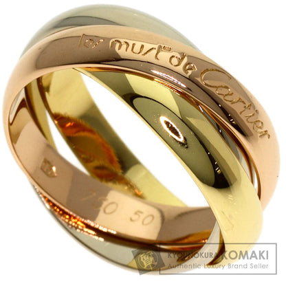 CARTIER Trinity #50 Ring K18 Yellow Gold K18 White GoldLadies [Used]