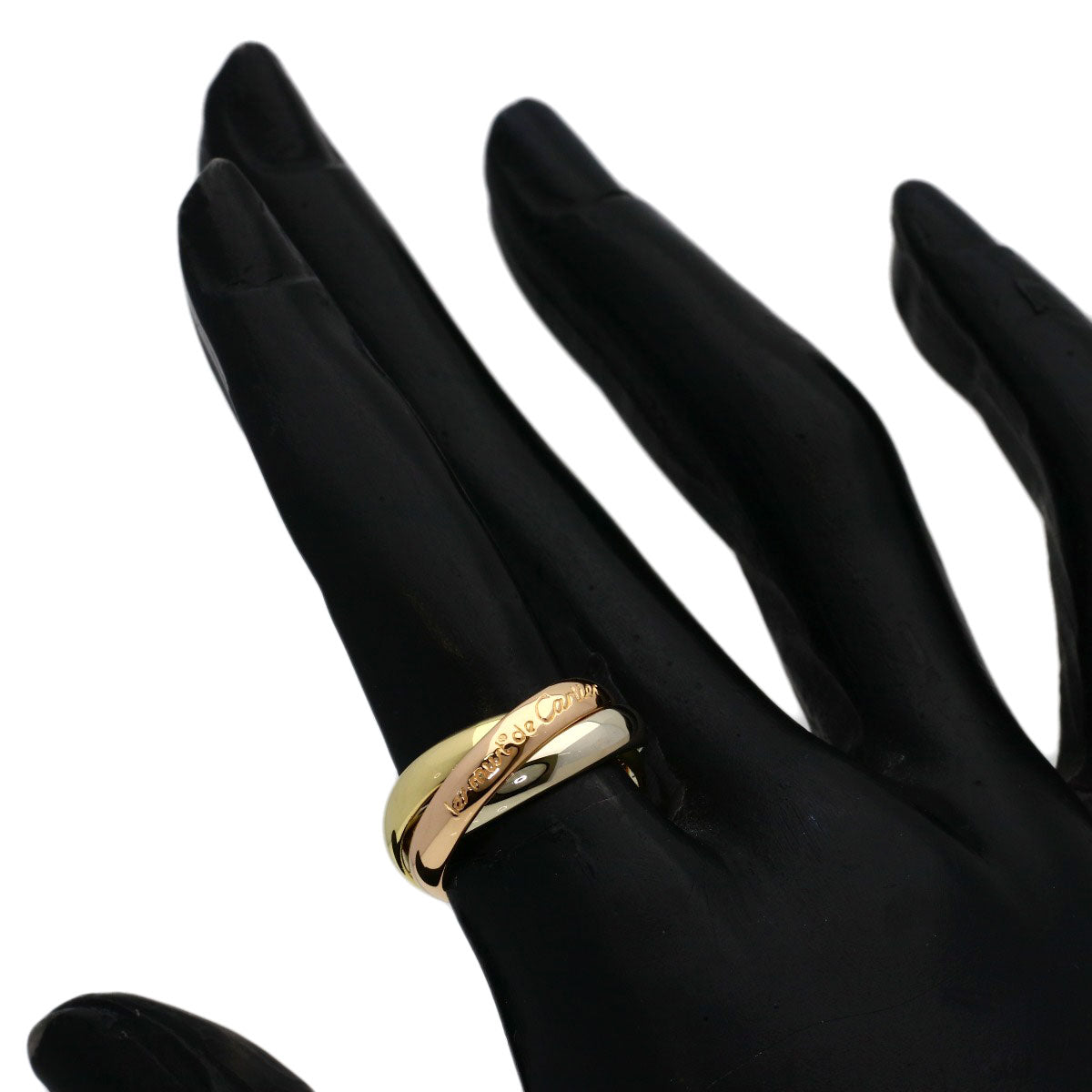CARTIER Trinity #49 Ring K18 Yellow Gold K18 White GoldLadies [Used]