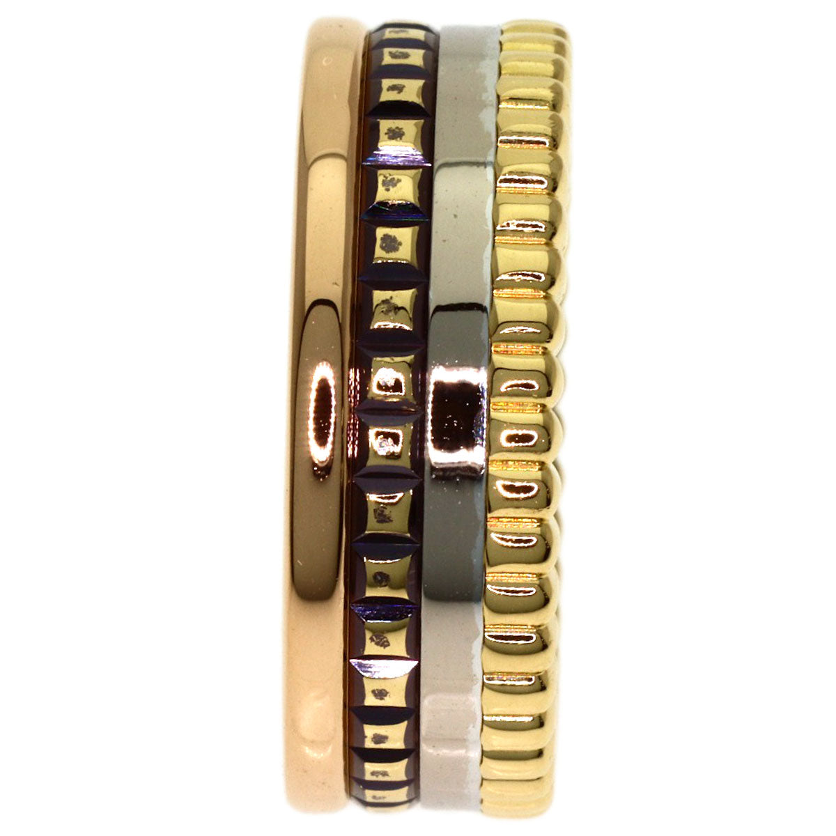 Boucheron Quatre Classic Small #50 Ring K18 Yellow Gold K18 White GoldLadies [Used]