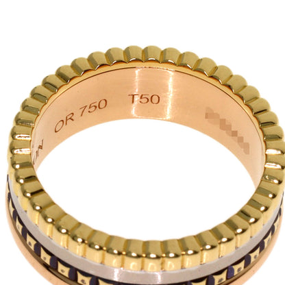 Boucheron Quatre Classic Small #50 Ring K18 Yellow Gold K18 White GoldLadies [Used]
