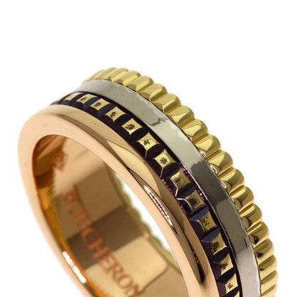 Boucheron Quatre Classic Small #50 Ring K18 Yellow Gold K18 White GoldLadies [Used]