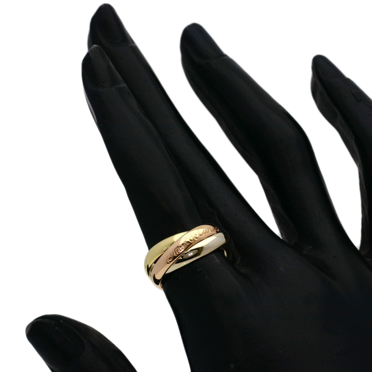 CARTIER Trinity #49 Ring K18 Yellow Gold K18 White GoldLadies [Used]