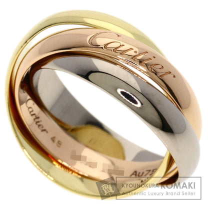 CARTIER Trinity Classic Current Model #48 Ring K18 Yellow Gold 18K Pink GoldLadies [Used]
