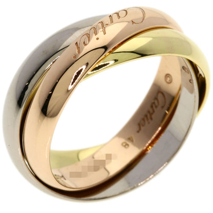 CARTIER Trinity Classic Current Model #48 Ring K18 Yellow Gold 18K Pink GoldLadies [Used]