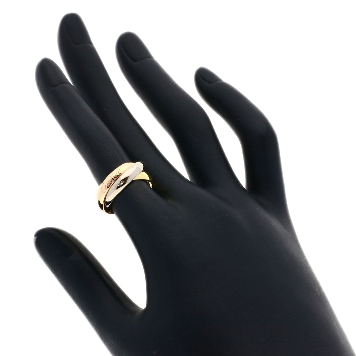CARTIER Trinity Classic Current Model #48 Ring K18 Yellow Gold 18K Pink GoldLadies [Used]