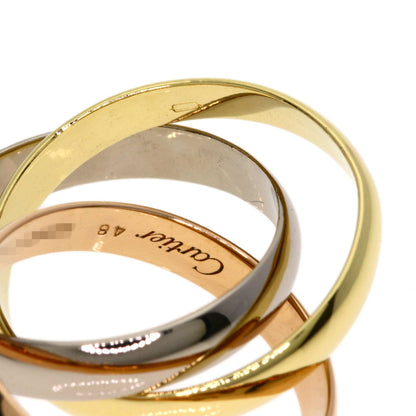 CARTIER Trinity Classic Current Model #48 Ring K18 Yellow Gold 18K Pink GoldLadies [Used]