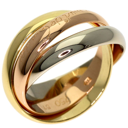 CARTIER Trinity #51 Ring K18 Yellow Gold K18 White GoldLadies [Used]