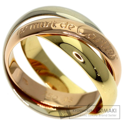 CARTIER Trinity #48 Ring K18 Yellow Gold K18 White GoldLadies [Used]