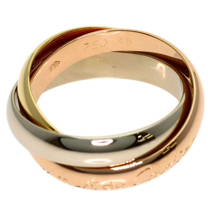 CARTIER Trinity #48 Ring K18 Yellow Gold K18 White GoldLadies [Used]