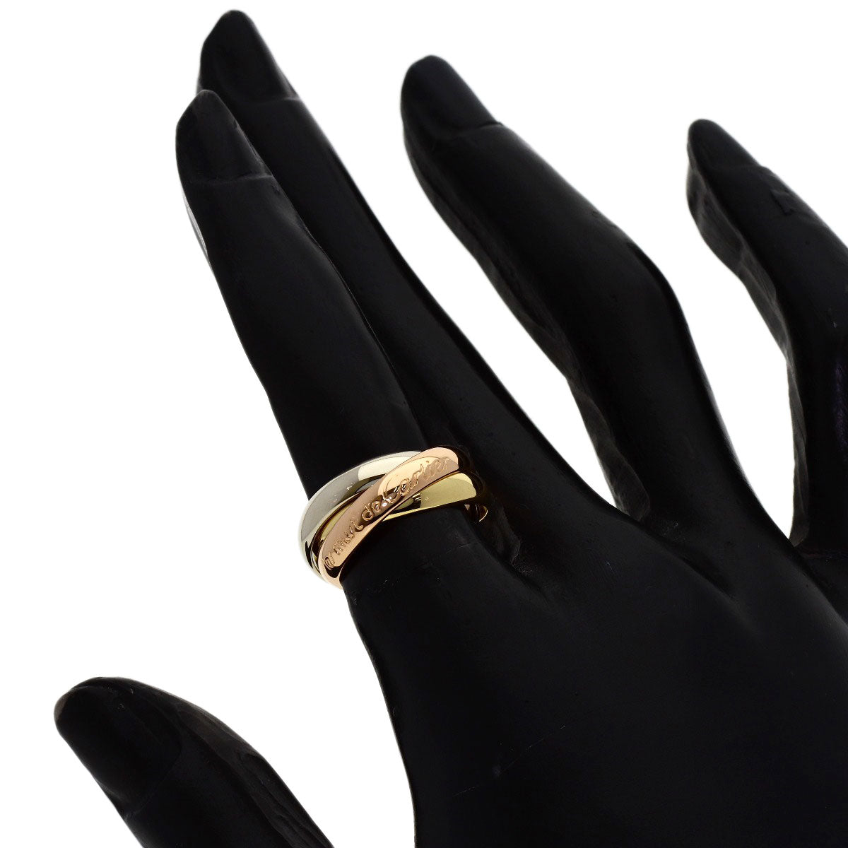 CARTIER Trinity #48 Ring K18 Yellow Gold K18 White GoldLadies [Used]