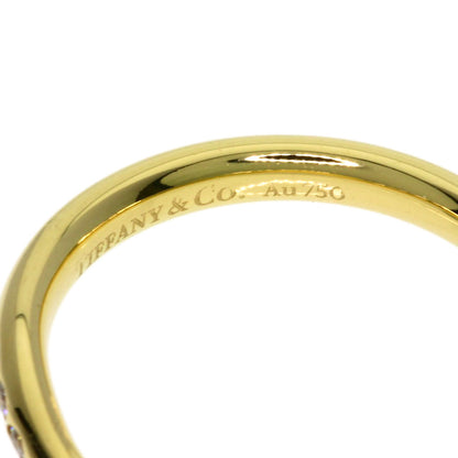TIFFANY&Co. Curved band Diamond Ring K18 Yellow Gold Ladies [Used]