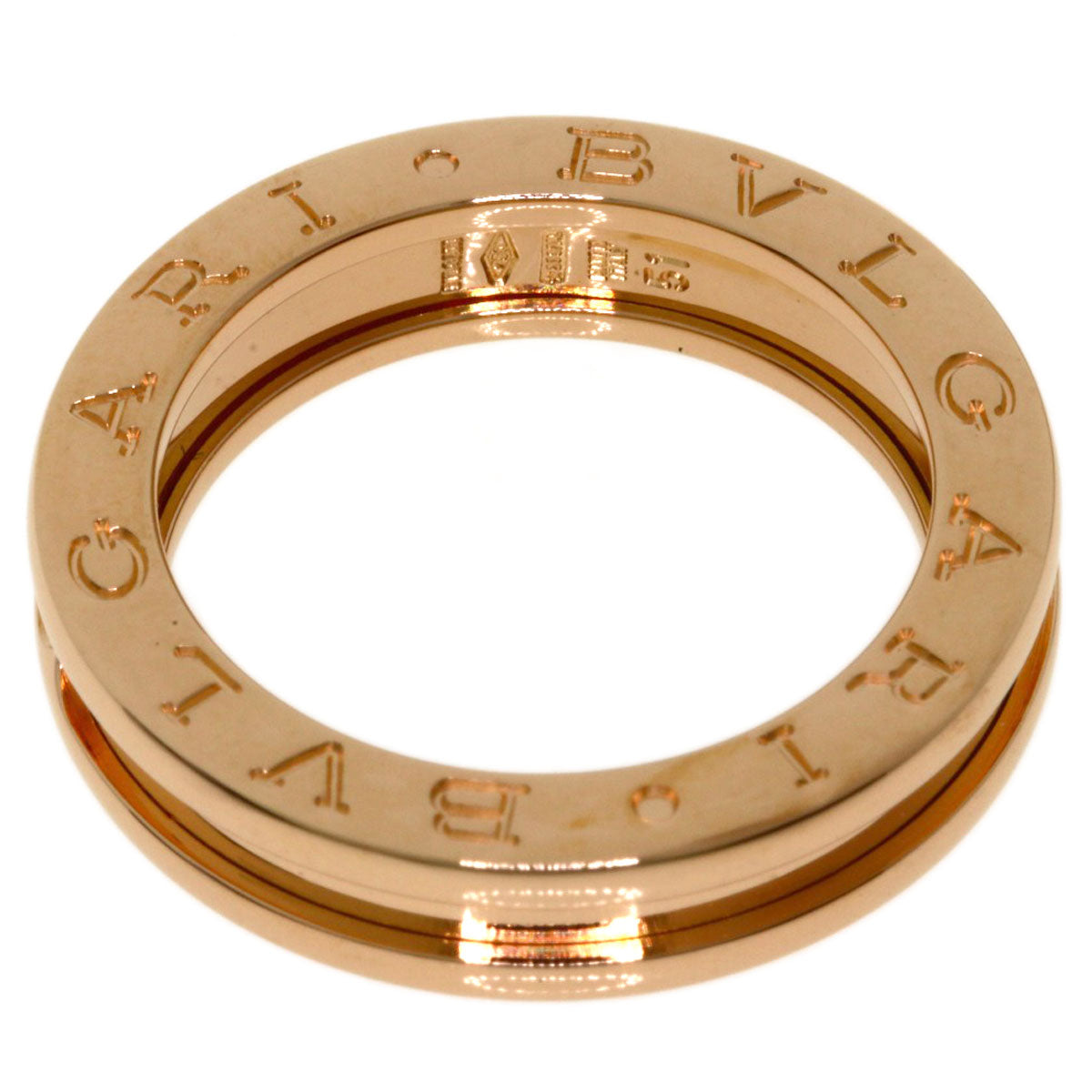BVLGARI B.zero1 1 band #51 Ring K18 Pink Gold Ladies [Used]