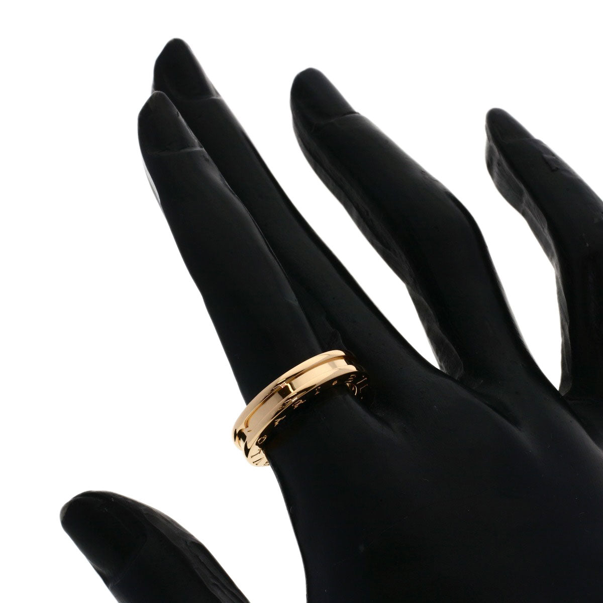 BVLGARI B.zero1 1 band #51 Ring K18 Pink Gold Ladies [Used]