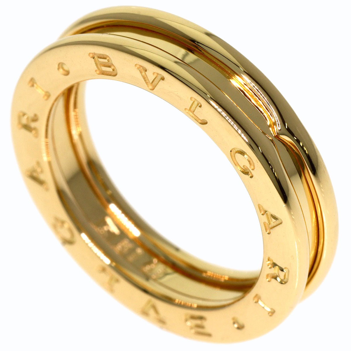 BVLGARI B.zero1 1 band #54 Ring K18 Yellow Gold Ladies [Used]