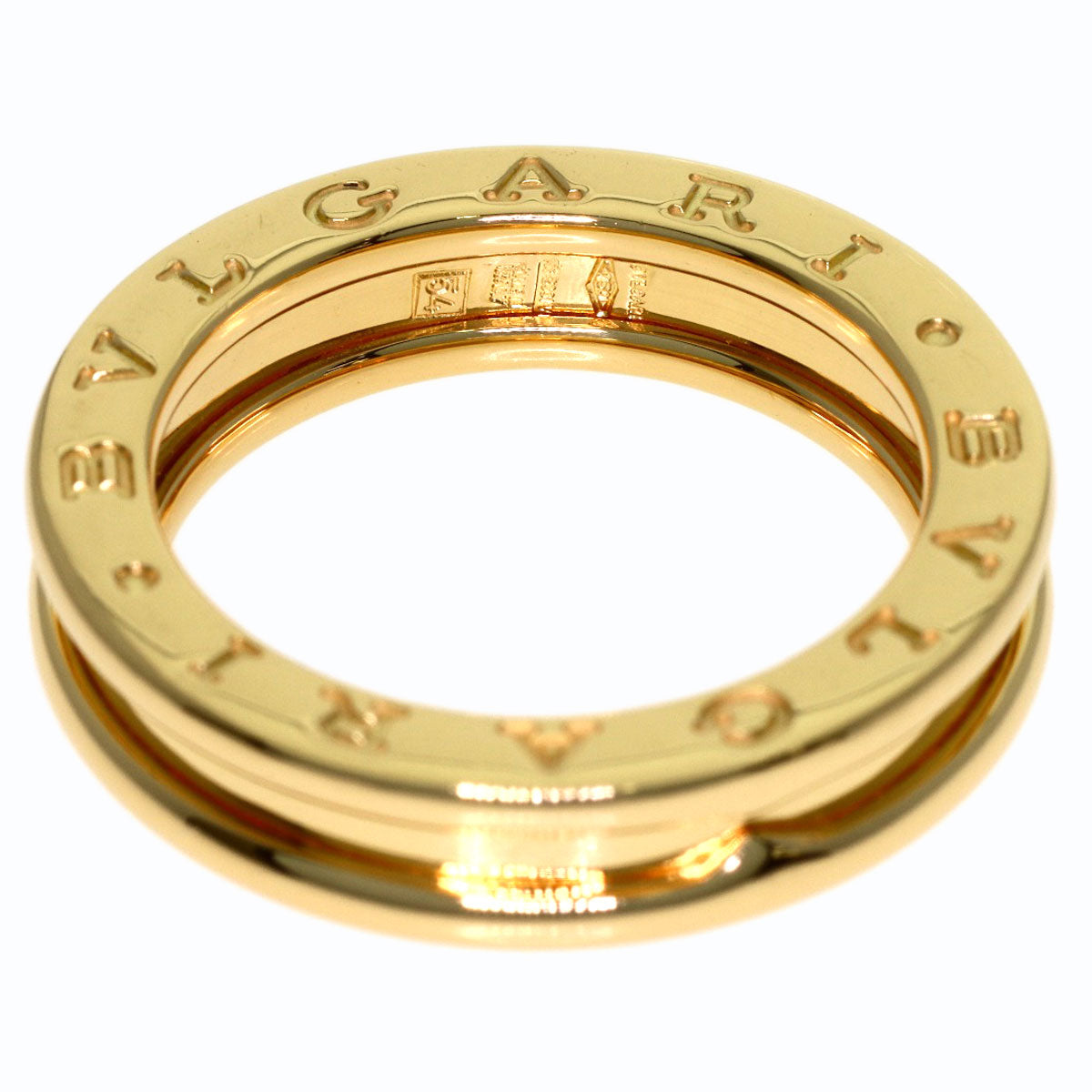 BVLGARI B.zero1 1 band #54 Ring K18 Yellow Gold Ladies [Used]