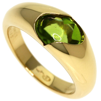 Chaumet Varg Peridot Ring K18 Yellow Gold Ladies [Used]