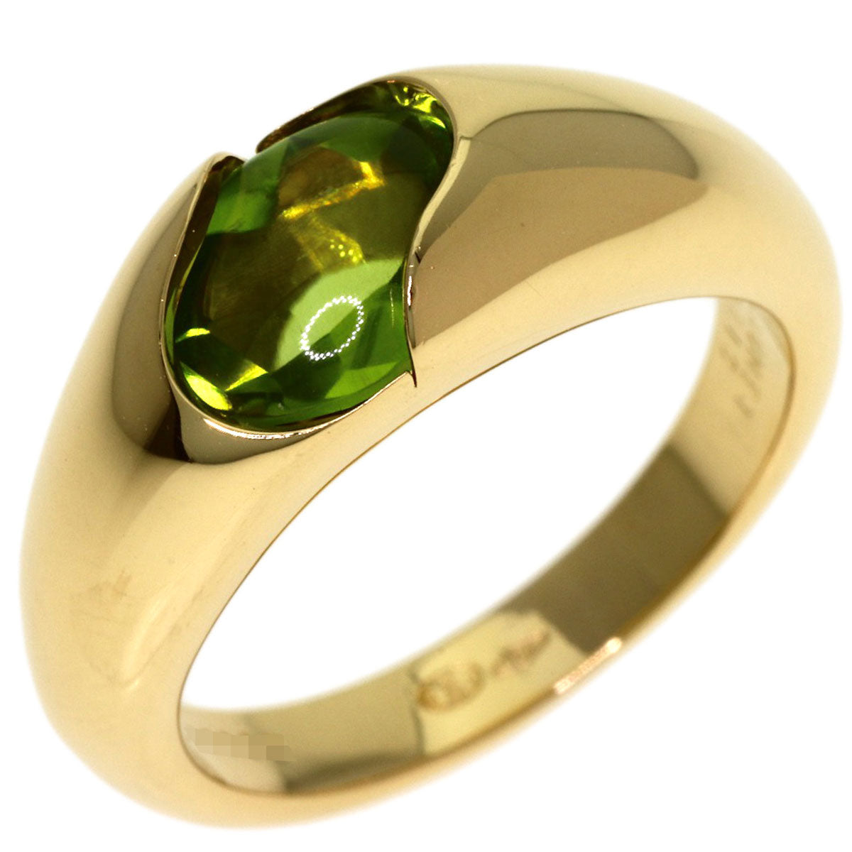 Chaumet Varg Peridot Ring K18 Yellow Gold Ladies [Used]