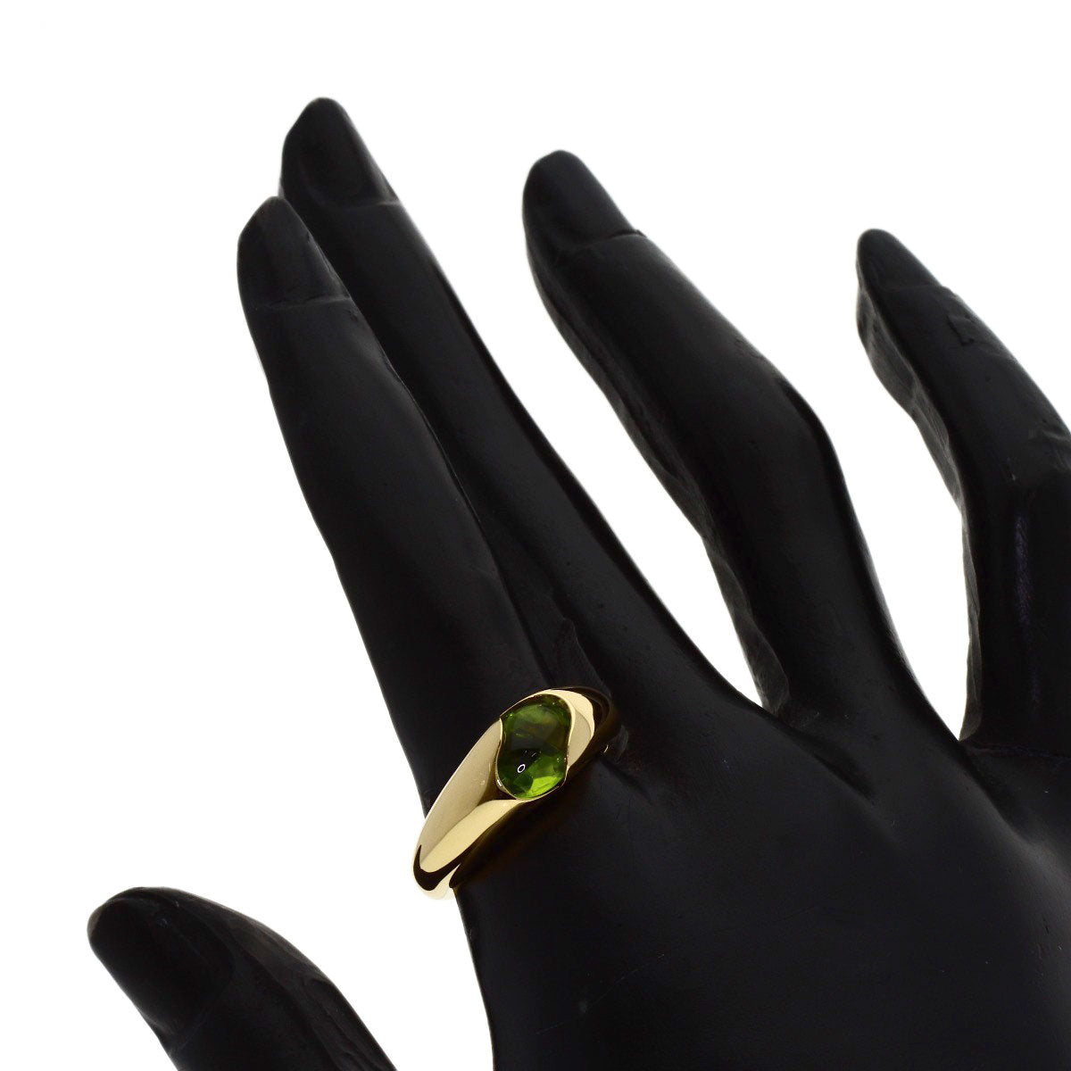 Chaumet Varg Peridot Ring K18 Yellow Gold Ladies [Used]