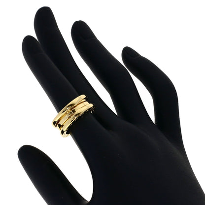 BVLGARI B.zero1 2 band #50 Ring K18 Yellow Gold Ladies [Used]