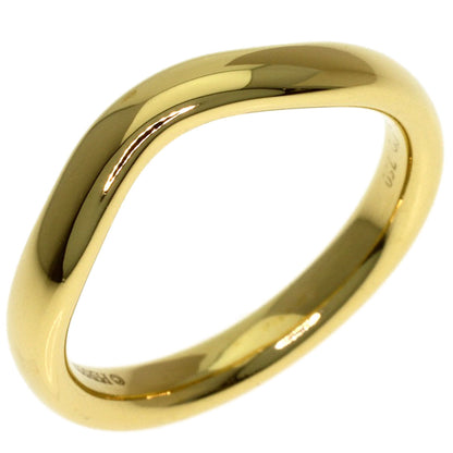 TIFFANY&Co. Curved band Ring K18 Yellow Gold Ladies [Used]