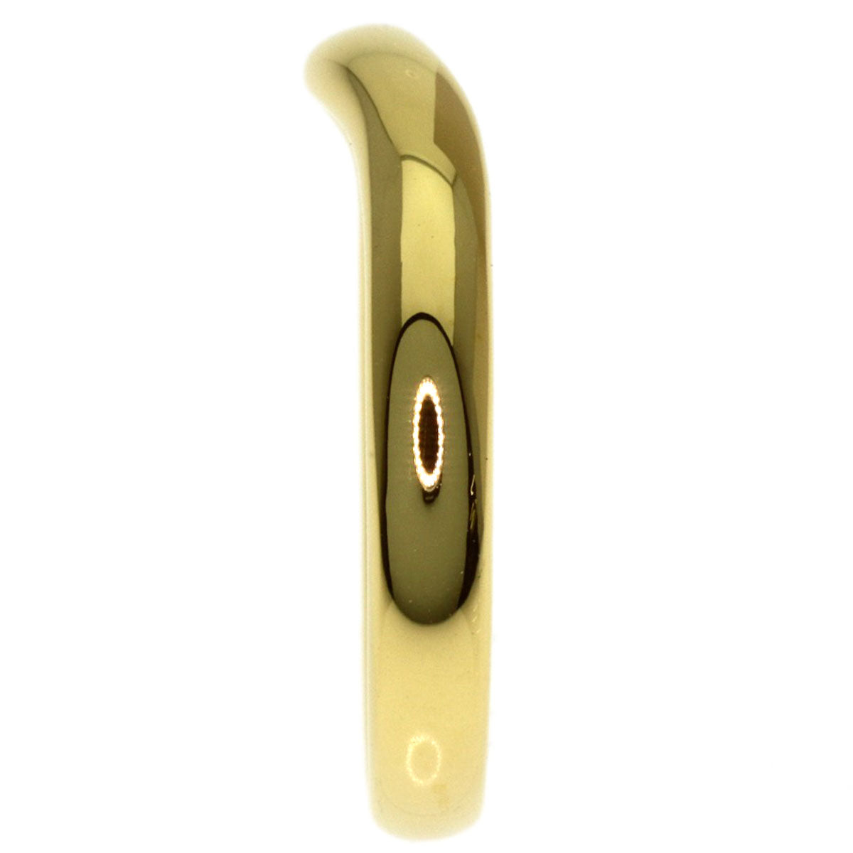 TIFFANY&Co. Curved band Ring K18 Yellow Gold Ladies [Used]